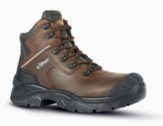Bota de seguretat U-Power GREENLAND UK s marró amb reforç negre a la puntera