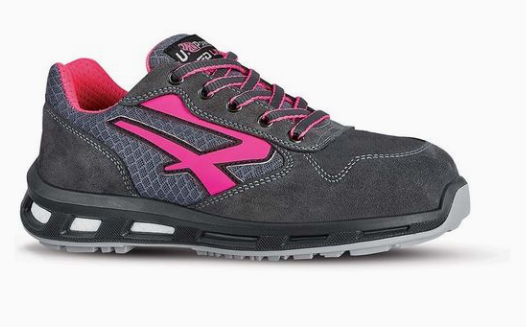Sabata de seguretat U-Power VEROK s ESD grisa i rosa